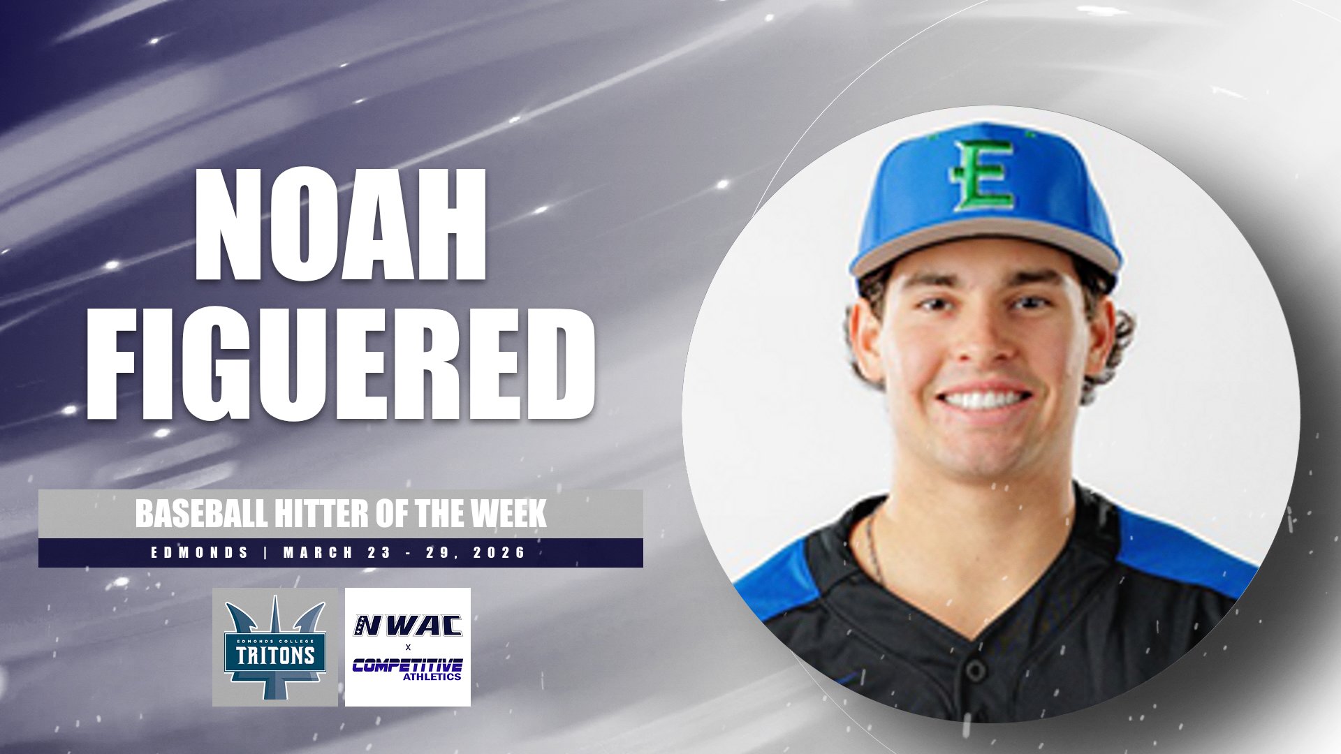 Noah Figuered is your NWAC Hitter of the Week!